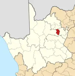 Location in the Northern Cape