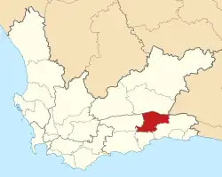 Location in the Western Cape