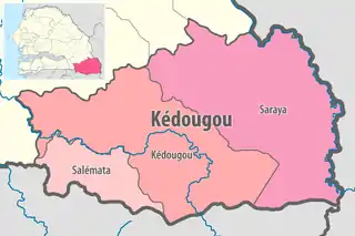 Location in the Kédougou Region