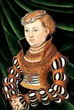 Maria of Saxony (1515–1589), by Lucas Cranach the Elder