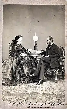 Maria Anunciata and her husband Archduke Karl Ludwig