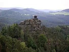 refuge hut on the Marienfels