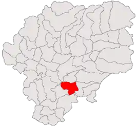 Location in Bistrița-Năsăud County