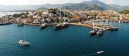 Marmaris located in Muğla Province