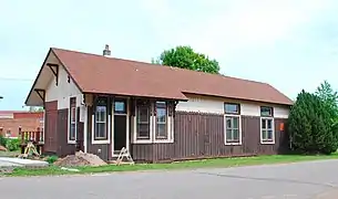 Marquette and Western Railroad Negaunee Freight Depot