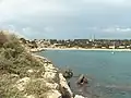 Overview of the beach of Le Verdon