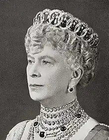 Queen Mary in 1934 wearing the Vladimir Tiara