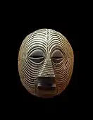 Kifwebe mask; wood; Royal Museum for Central Africa (Tervuren, Belgium)