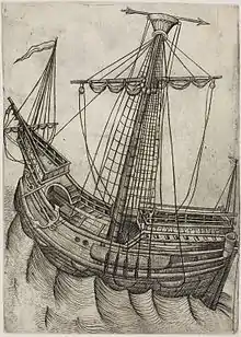 Engraving by Master W with the Key