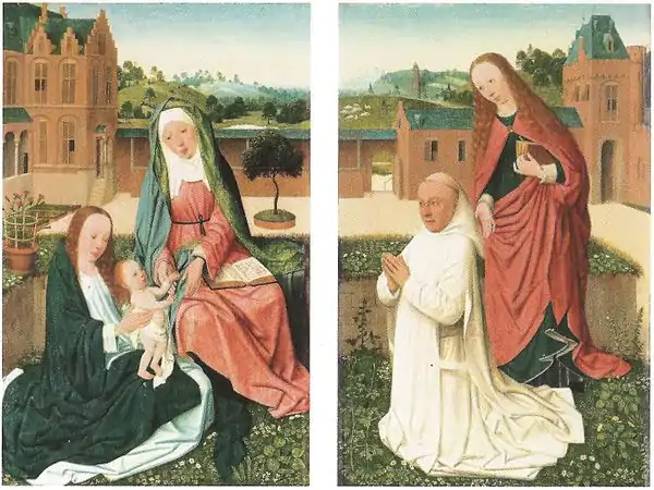 Brunswick Diptych, by the Master of the Brunswick Diptych, c. 1490