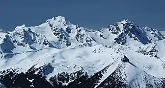 Mt. Matier (left) and Joffre Peak