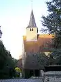 Entrance of church Saint-Sauveur.