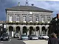 The Hôtel de Ville or town hall, situated on the main square at right angles to the church.