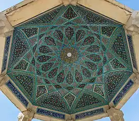 Ceiling of the pavilion