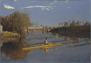 Max Schmitt in a Single Scull (1871) by Thomas Eakins.