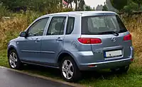 2002–2004 Mazda2 (DY; pre-facelift, Germany)