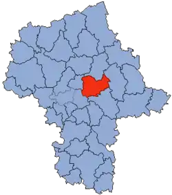 Location within the voivodeship