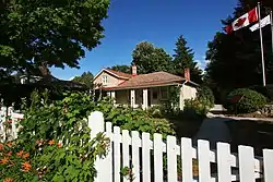 Exterior view of McCrae House and gardens