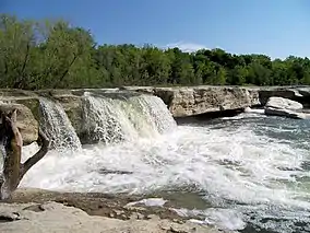 Falls of Onion Creek at McKinney Falls State Park, Texas