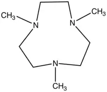 1,4,7-Trimethyl-1,4,7-triazacyclononane, a tridentate ligand used in coordination chemistry.