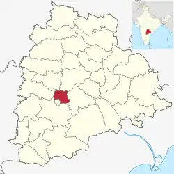 Location in Telangana