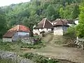 The ethno complex Bebica Luka in summer