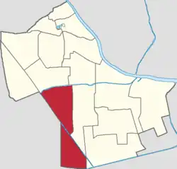 Location in Hexi District