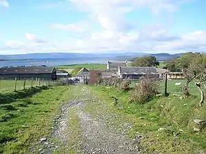 Kilmory Castle is incorporated into Meikle Kilmory Farm, Bute