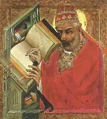 Pope Gregory I, by Theodoric of Prague, 1360–1365, Chapel of the Holy Cross