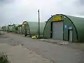 Nissen huts used as workshops, Meldreth, Cambridgeshire (2008)