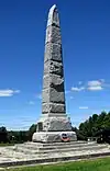 view of the Crysler's Farm monument in 2010