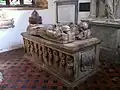 Memorial in St Leonard's Church, Rockingham, erected by Lewis Watson, 1st Baron Rockingham (1584-1653) after the Civil War