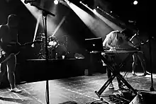 MEN performing at the Commodore Ballroom.