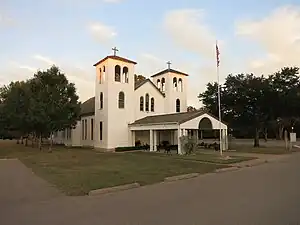 St. Roch Catholic Church is near the intersection of Frelsburg and Mentz Roads.