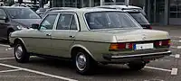 Mercedes-Benz 240D (W123) saloon rear