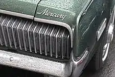 1960s Mercury script (on 1967–1969 Cougar)