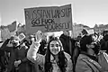 The phrase on a sign in a protest in London, England (26 February 2022).