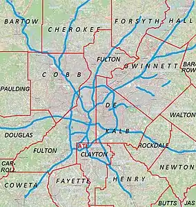 South Fulton is located in Metro Atlanta