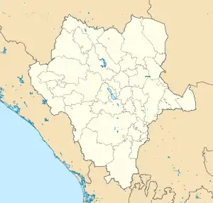 Tamazula de Victoria is located in Durango