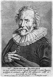 Abraham Bloemaert by Hendrik Snyers & Jan Meyssens on page 45 of "Het Gulden Cabinet"