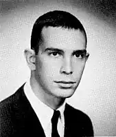 Bloomberg in Johns Hopkins University's 1964 yearbook