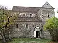 The Romanesque church of Cisnădioara, built in the second half of the 12th century