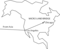 Image of a micro land bridge.