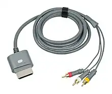 Original (grey) Xbox 360 composite cable