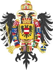 Coat of arms from 1804 to 1806 under Francis II