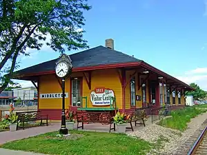 Middleton Depot, Chicago, Milwaukee, and St. Paul Railroad