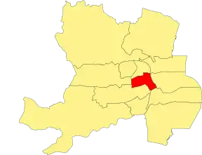 Location of the ward