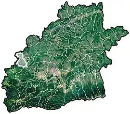 Location in Sibiu County