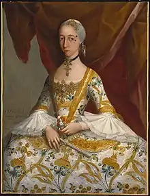 Miguel Cabrera (painter). Doña María de la Luz Padilla y Gómez de Cervantes, ca. 1760. Brooklyn Museum.