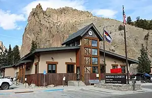 The Mineral County Courthouse in Creede